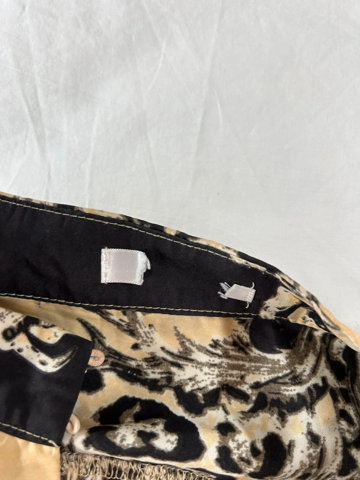 Beige and black vintage patterned maxi dress – photo 12
